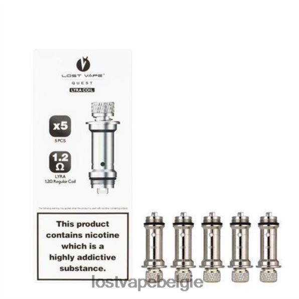 Lost Vape Lyra vervangingsspoelen (5-pack) gewone spoel 1,2 ohm T44F2T432 - Lost Vape Flavors België
