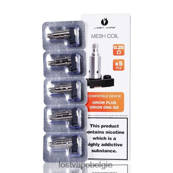 Lost Vape Orion plus DNA-vervangingsspiralen (5-pack) 0,25 ohm T44F2T36 - Lost Vape Customer Service