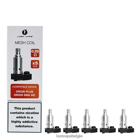 Lost Vape Orion plus DNA-vervangingsspiralen (5-pack) 0,5 ohm T44F2T326 - Lost Vape Customer Service