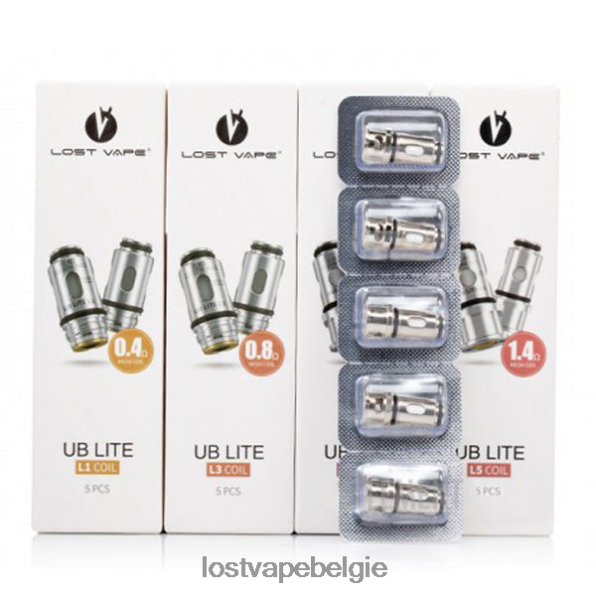 Lost Vape UB Lite-spoelen (5-pack) l1 0,4 ohm T44F2T5 - Lost Vape Pods Near Me