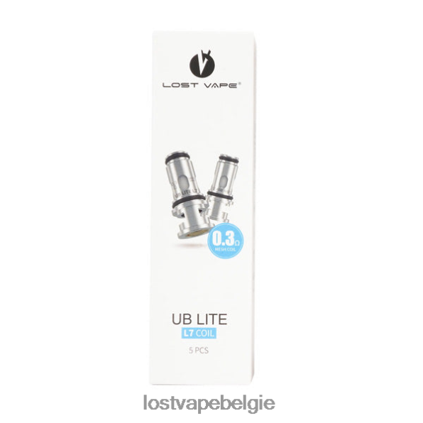 Lost Vape UB Lite-spoelen (5-pack) l7 0,3 ohm spoel T44F2T120 - Lost Vape Prijs België