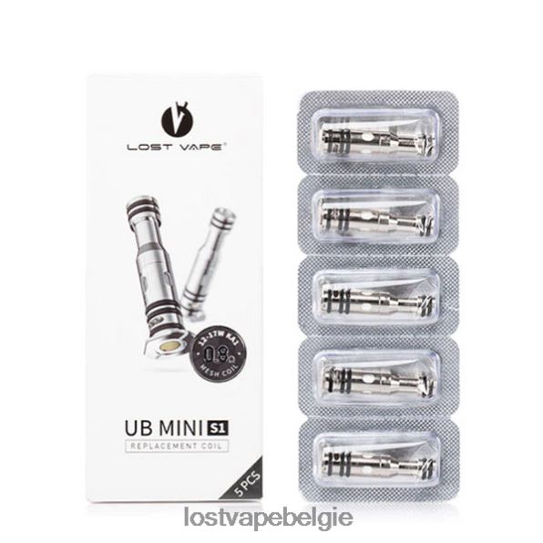 Lost Vape UB mini-vervangingsspoelen (5-pack) 0,8 ohm T44F2T8 - Lost Vape Brussel