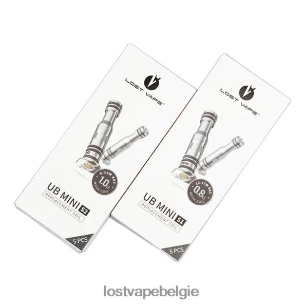 Lost Vape UB mini-vervangingsspoelen (5-pack) 0,8 ohm T44F2T8 - Lost Vape Brussel