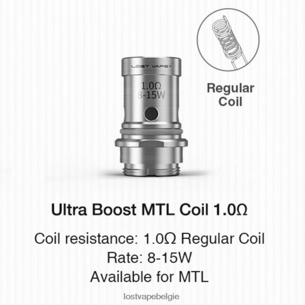 Lost Vape Ultra boostspoelen (5-pack) mtl v2 1.ohm T44F2T350 - Lost Vape Prijs België