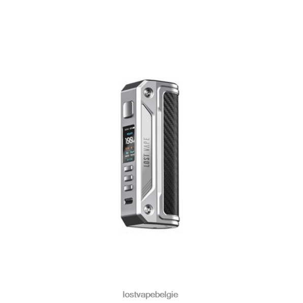 Lost Vape Thelema solo 100w mod RVS/koolstofvezel T44F2T250 - Lost Vape Prijs België