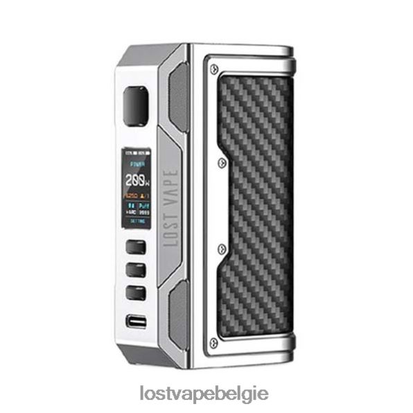 Lost Vape Thelema zoektocht 200w mod RVS/koolstofvezel T44F2T179 - Lost Vape Kopen België