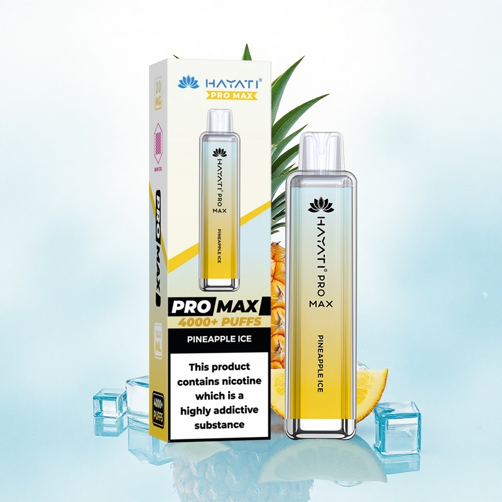Hayati Pro Max 4000 Puffs Ananas IJs 1400mAh 2ml Tank