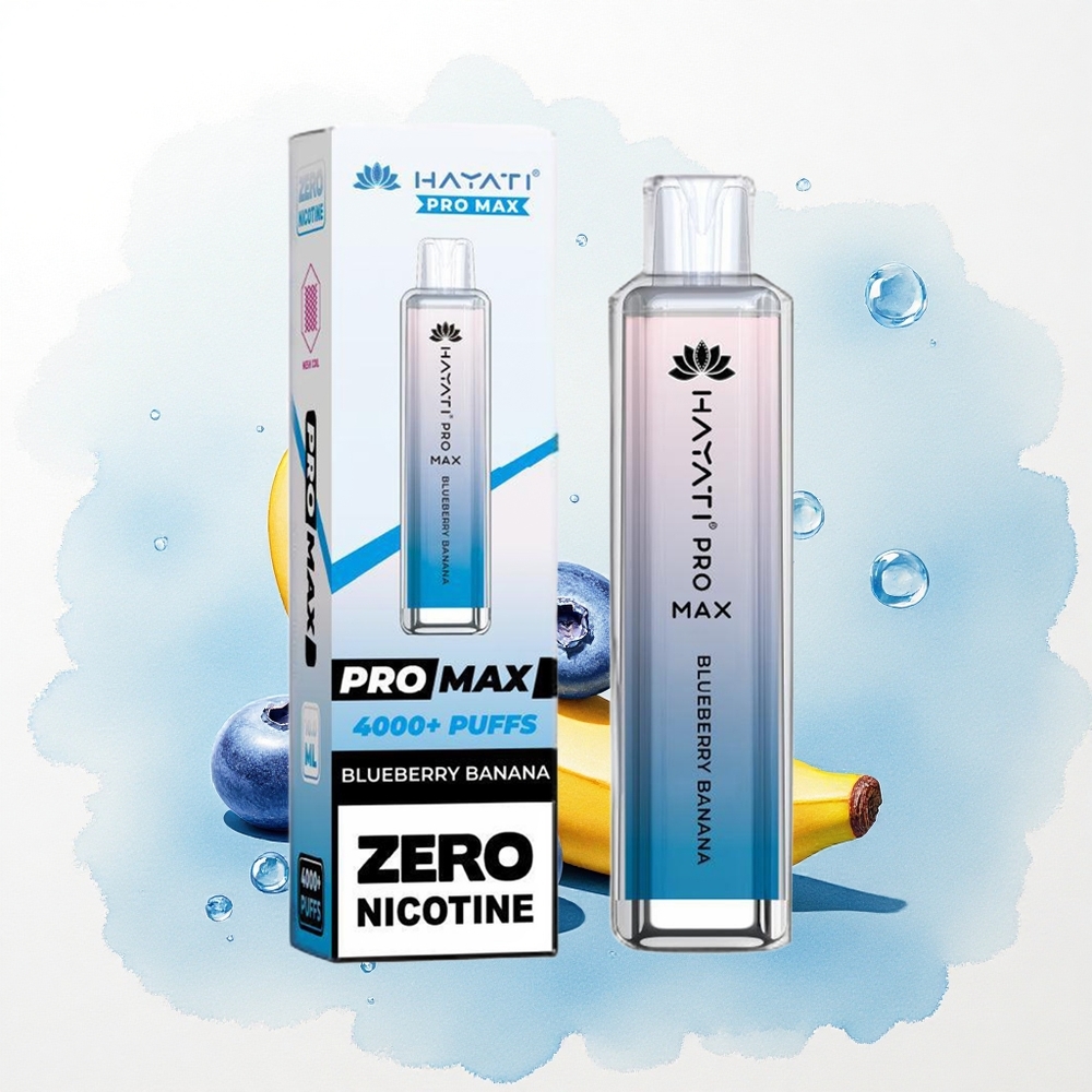 Hayati Pro Max 4000 Puffs Blauwe Banaan 5% Nicotine 1400mAh