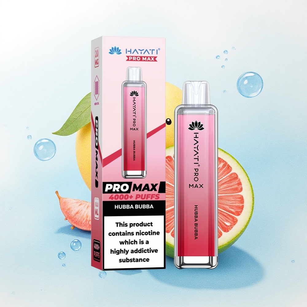 Hayati Pro Max 4000 Puffs Bubba Bubba 1400mAh 2ml Dual Mesh