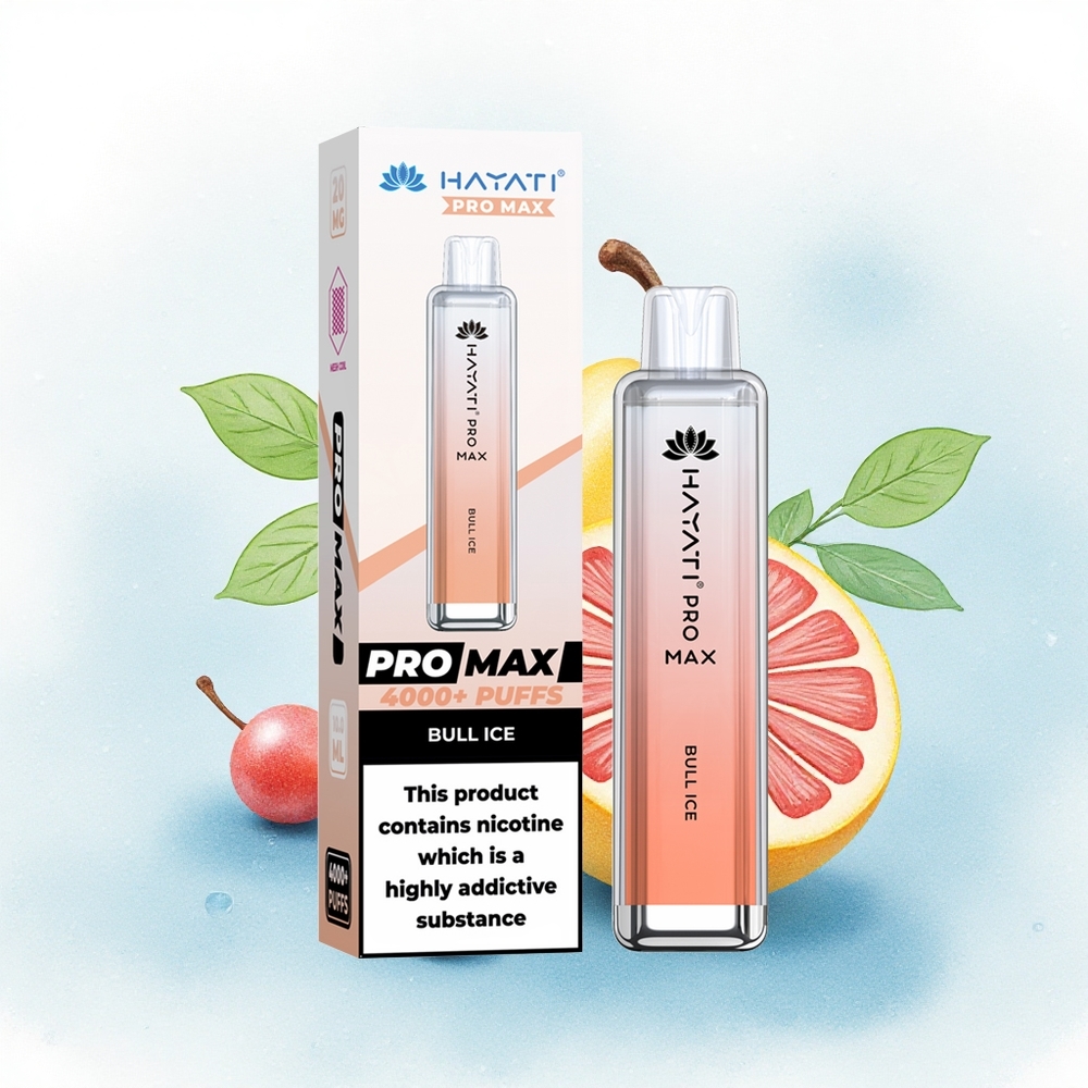 Hayati Pro Max 4000 Puffs IJsbries 2% Nicotine 1400mAh