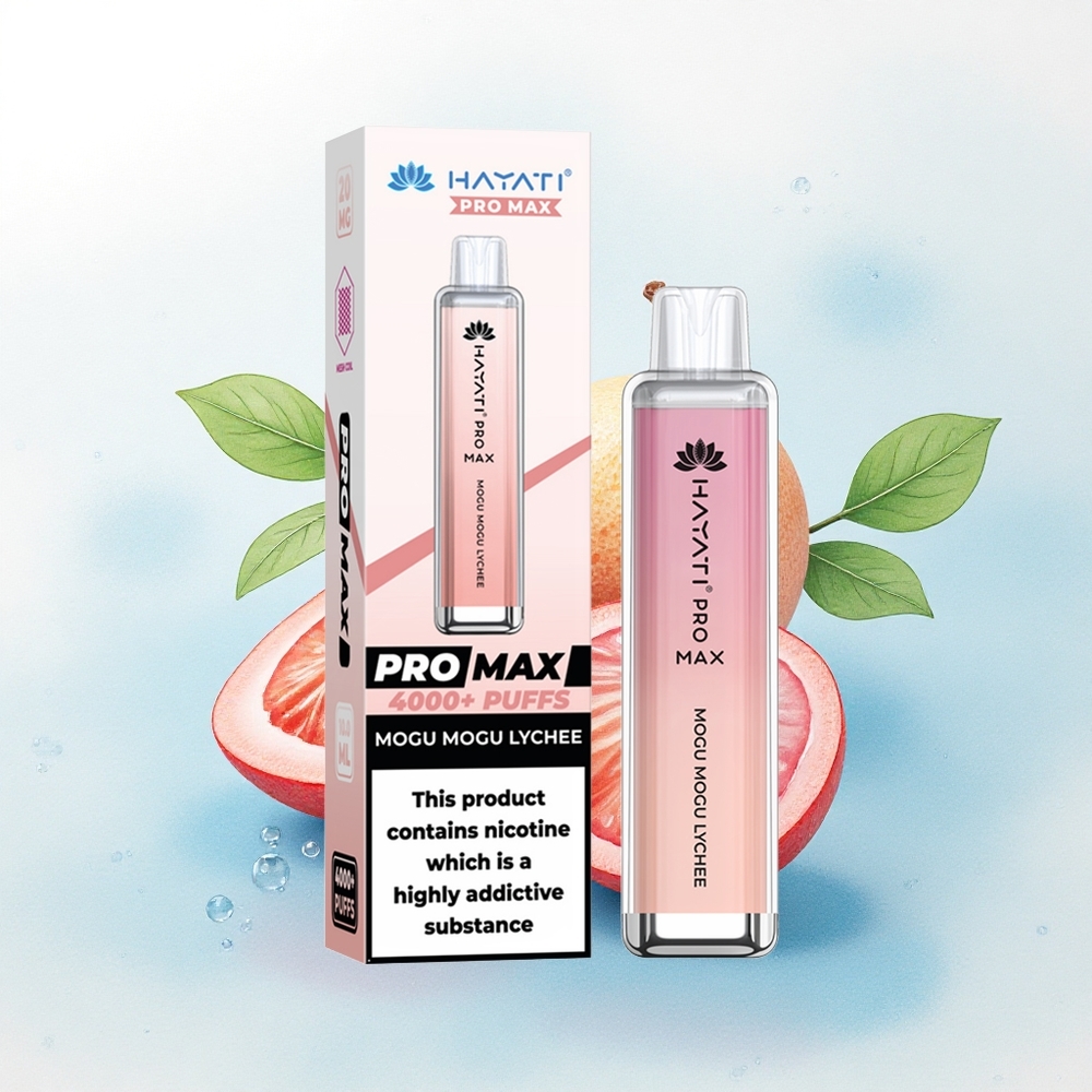 Hayati Pro Max 4000 Puffs Lychee Dual Mesh 5% Nicotine 1400mAh