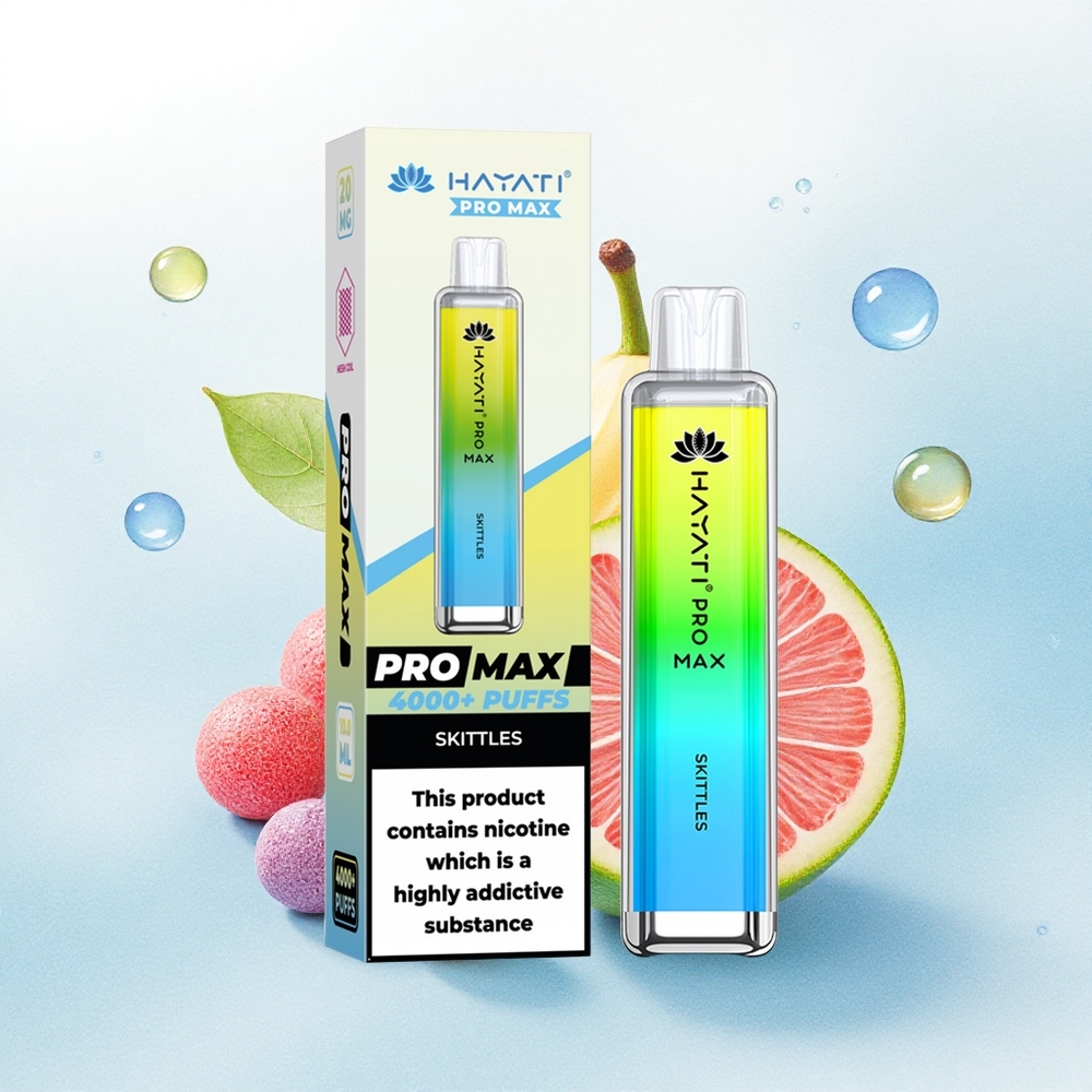 Hayati Pro Max 4000 Puffs Skittles Dual Ohm Mesh 1400mAh