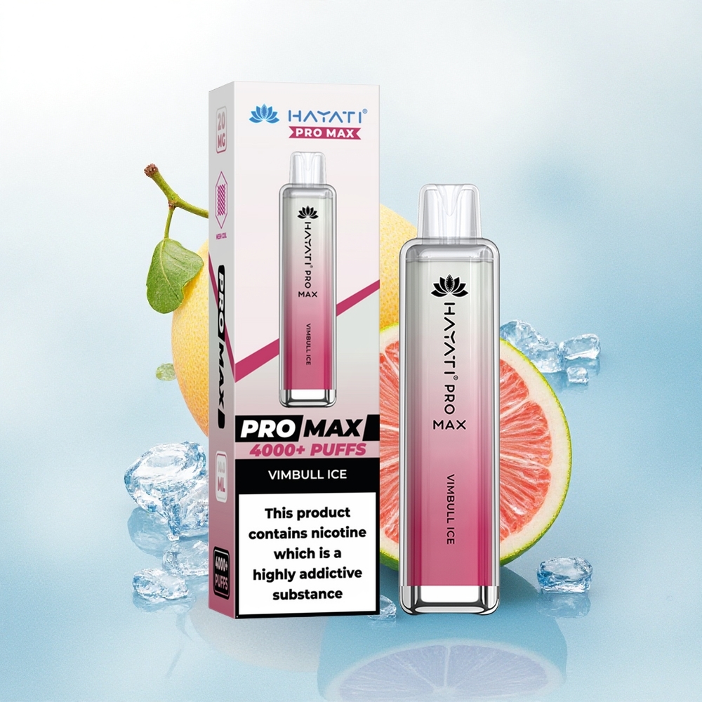 Hayati Pro Max 4000 Puffs Vimbull IJs 1400mAh 2ml