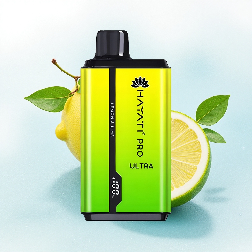 Hayati Pro Ultra 15000 Puffs Citroen & Limoen 850mAh 24ml 2% nicotine