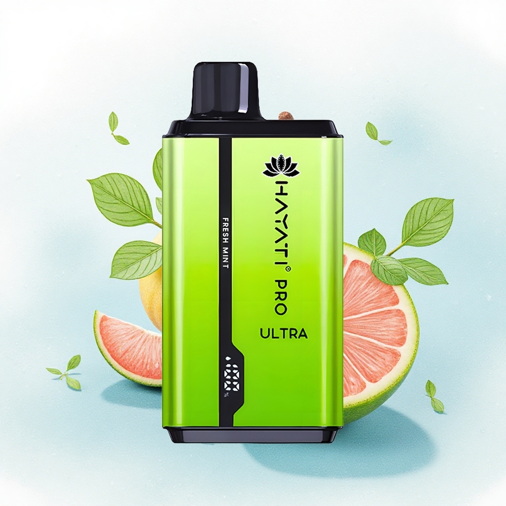 Hayati Pro Ultra 15000 Puffs Frisse Munt met 850mAh en 2% nicotine