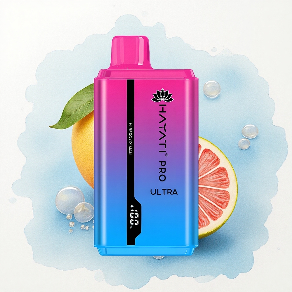 Hayati Pro Ultra 15000 Puffs H' Berg P' Man 850mAh 2% Nicotine 24ml