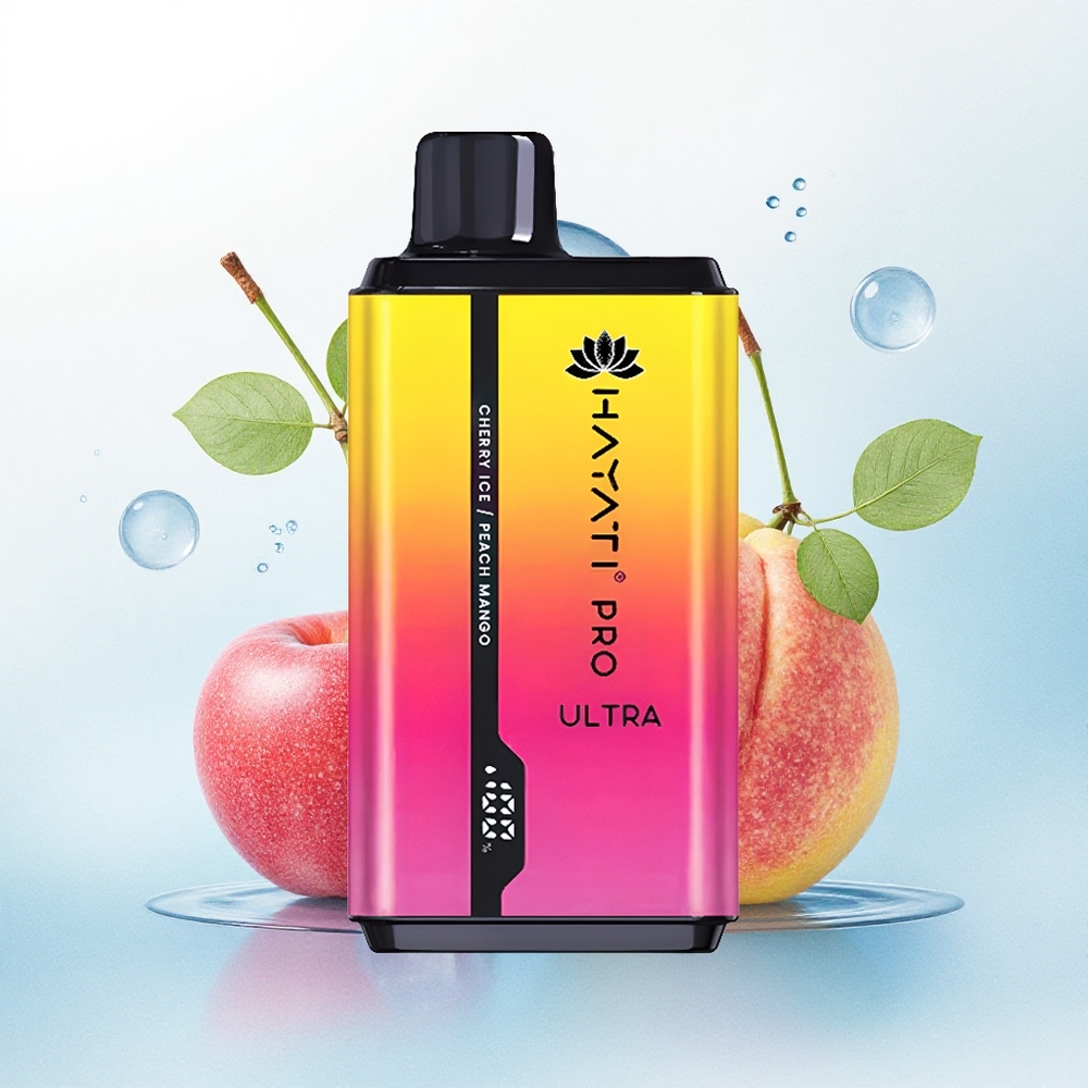 Hayati Pro Ultra 15000 Puffs Kersijs Perzik Mango met 850mAh en 2% nicotine