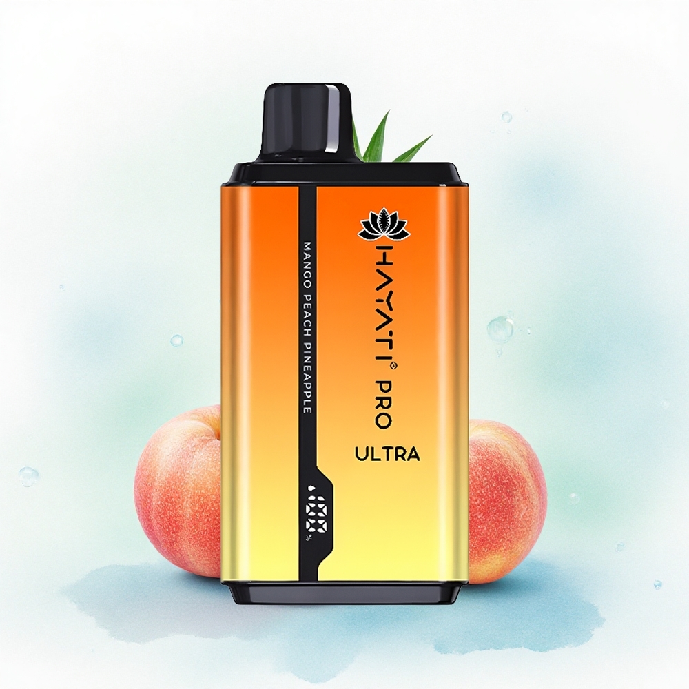 Hayati Pro Ultra 15000 Puffs Mango Perzik Ananas 850mAh 2% nicotine