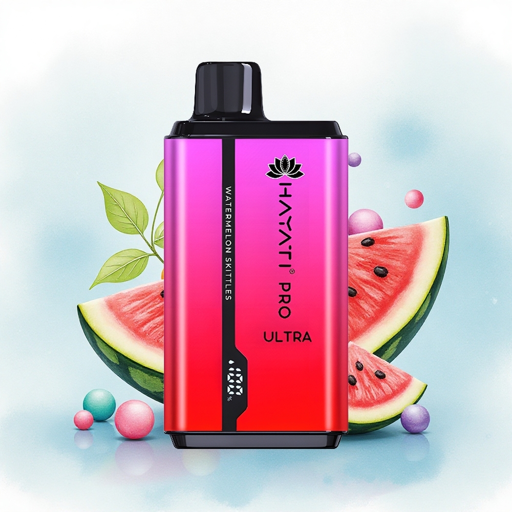 Hayati Pro Ultra 15000 Puffs Watermeloen Skittles 850mAh 2% nicotine