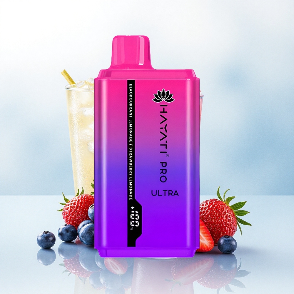 Hayati Pro Ultra 15000 Puffs Zwarte Bes Limonade Aardbei Limonade 850mAh 2 12ml