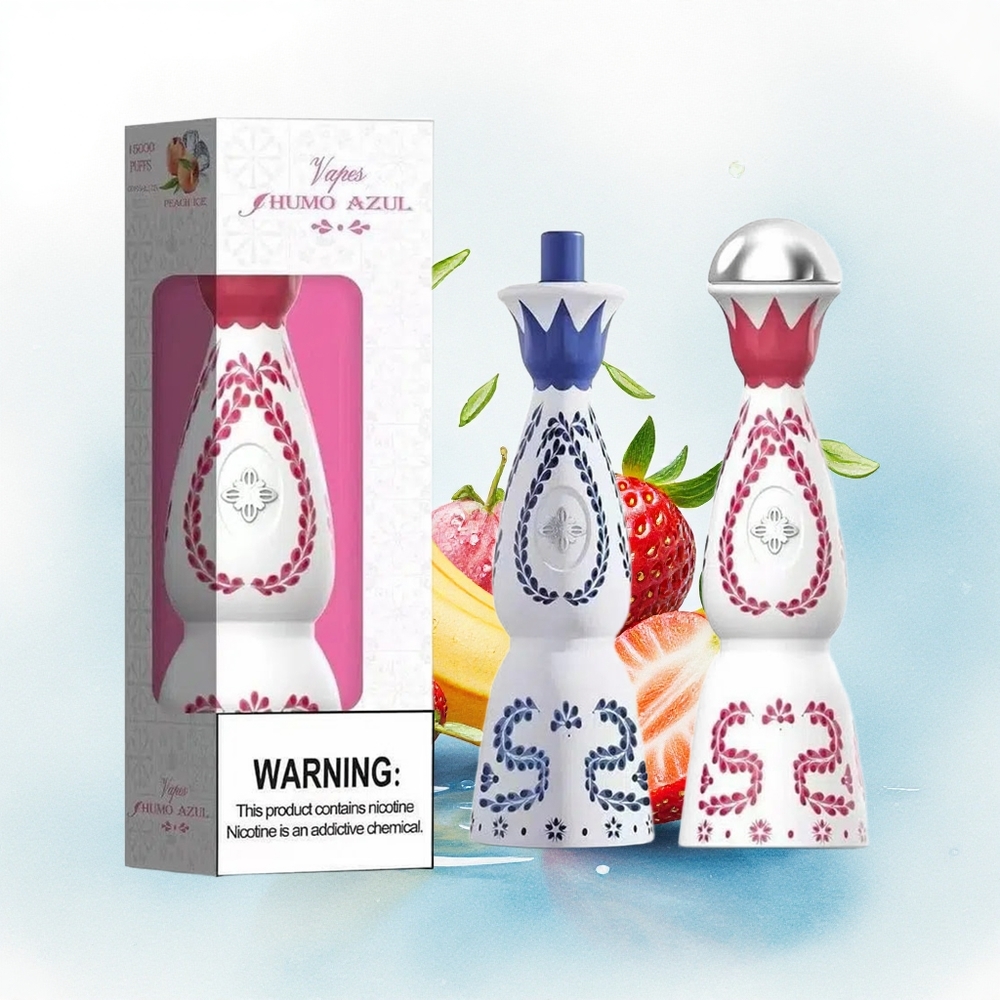 Humo Azul 15000 Puffs Aardbei Banaan 500mAh 5% Nicotine