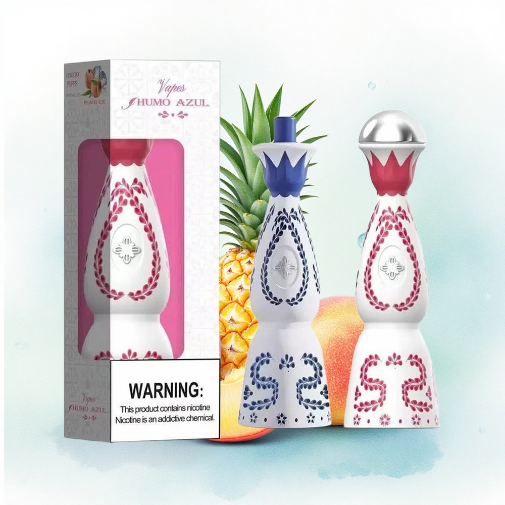 Humo Azul 15000 Puffs Perzik Mango Ananas 5% Nicotine 500mAh