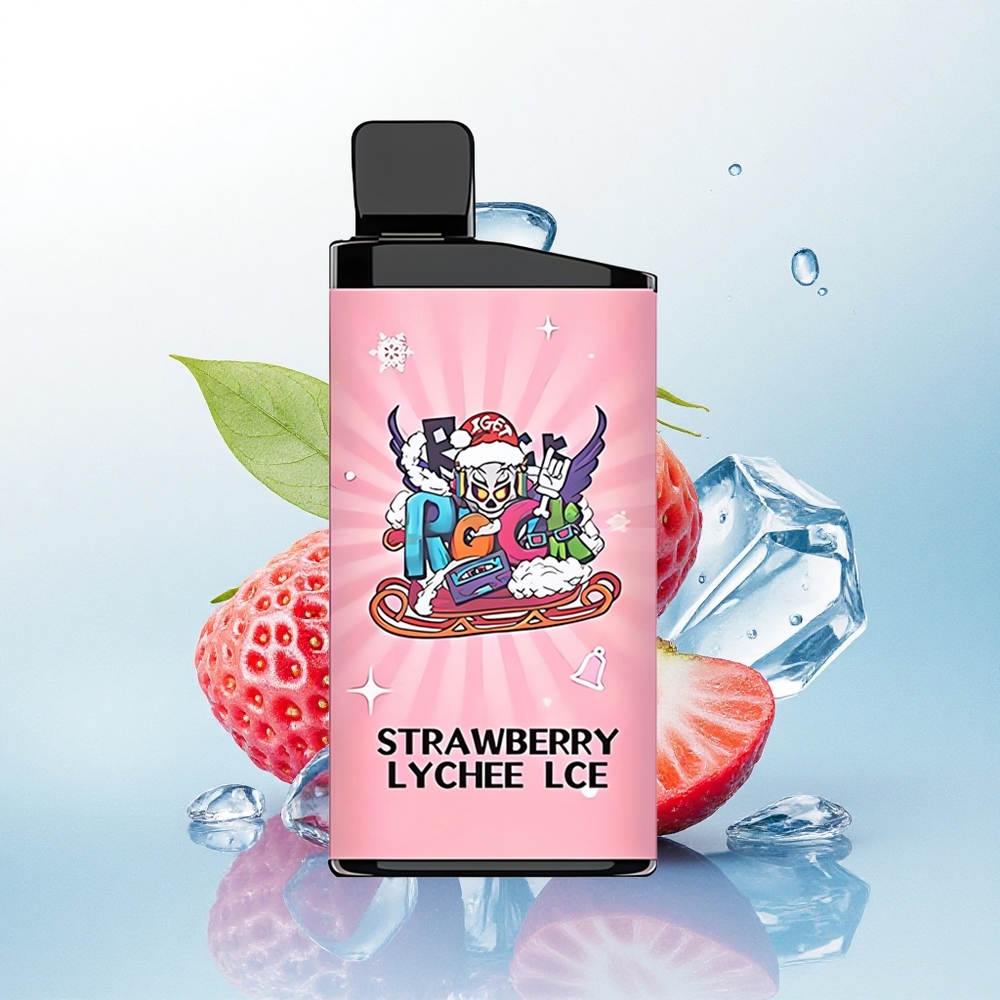IGET Bar 3500 Puffs Aardbei Lychee IJs 1400 mAh