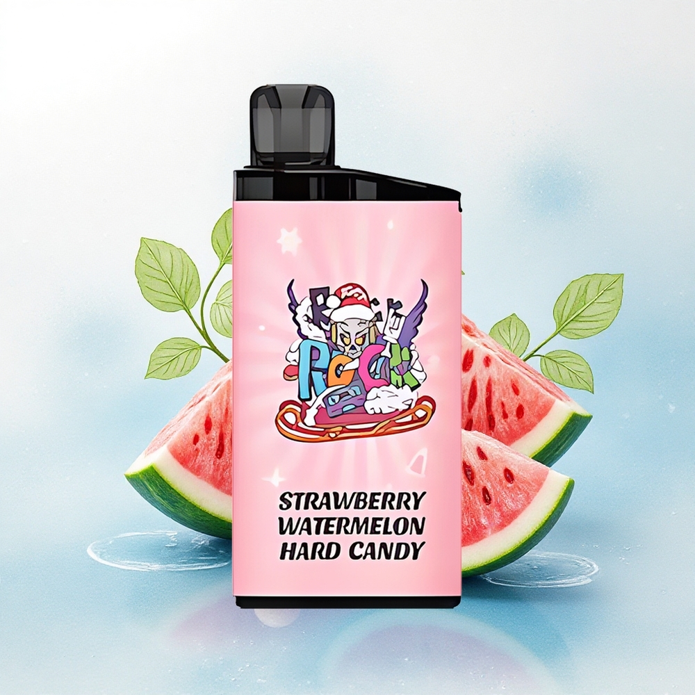 IGET Bar 3500 Puffs Aardbei Watermelon Hard Candy met 1400 mAh