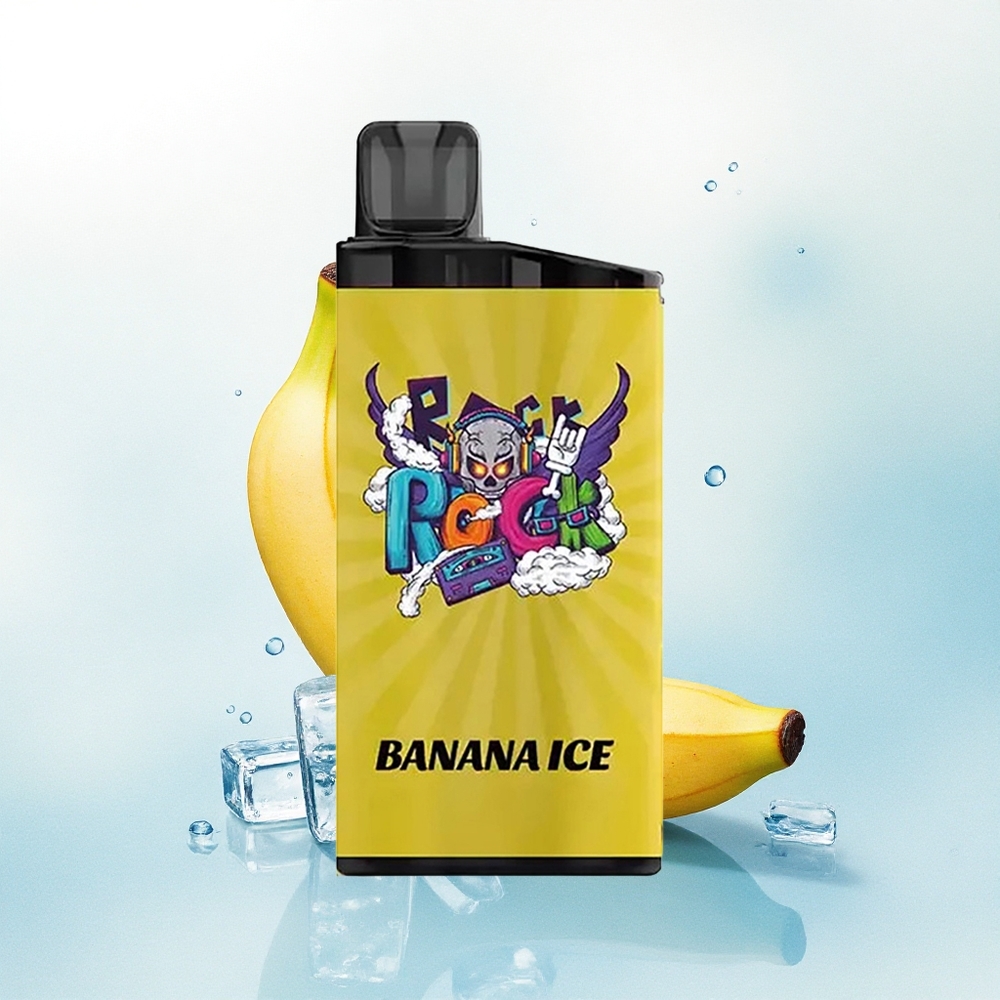 IGET Bar 3500 Puffs Banaan IJs 1400 mAh Mesh Coil
