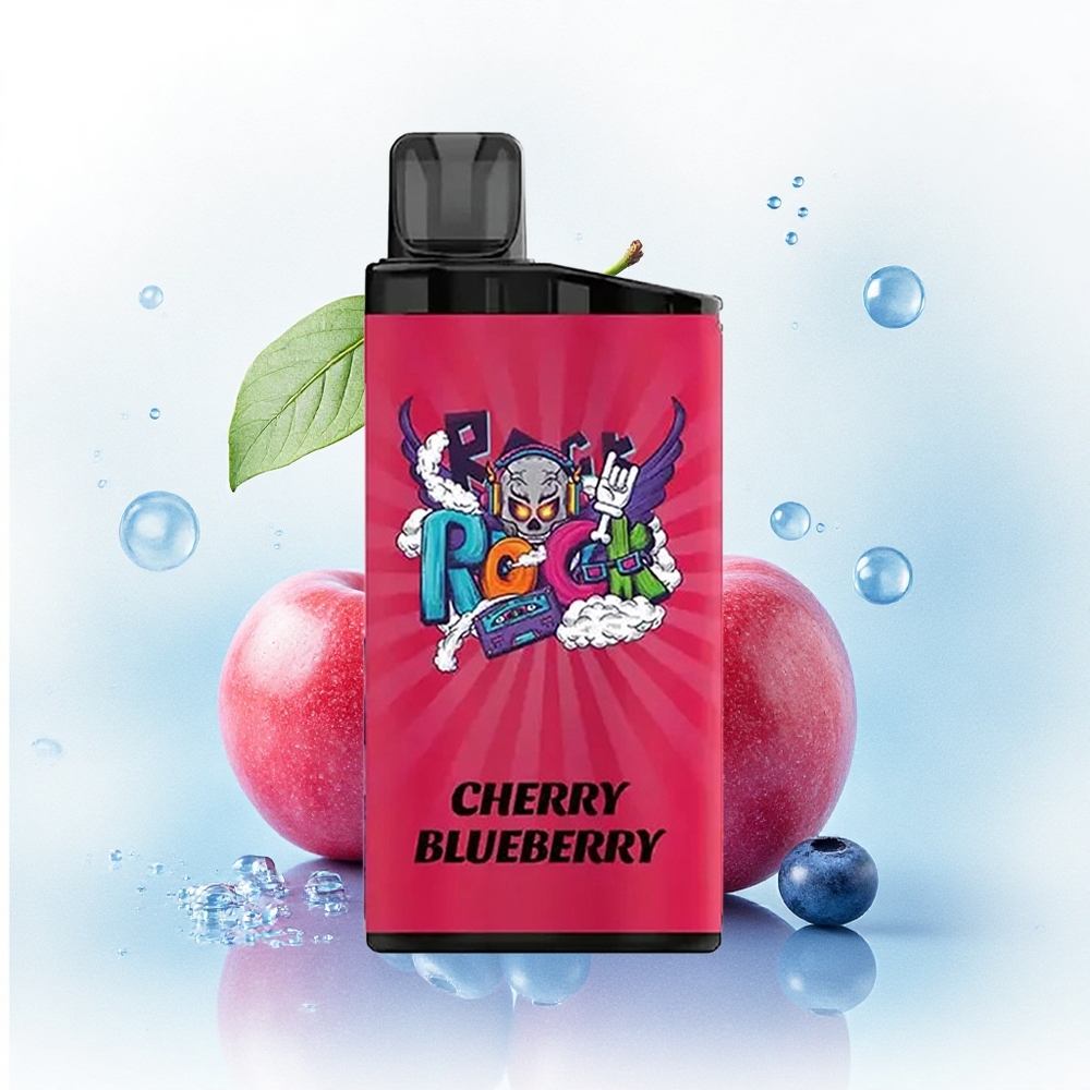 IGET Bar 3500 Puffs Kers Blauwe Bes 1400 mAh Mesh Coil