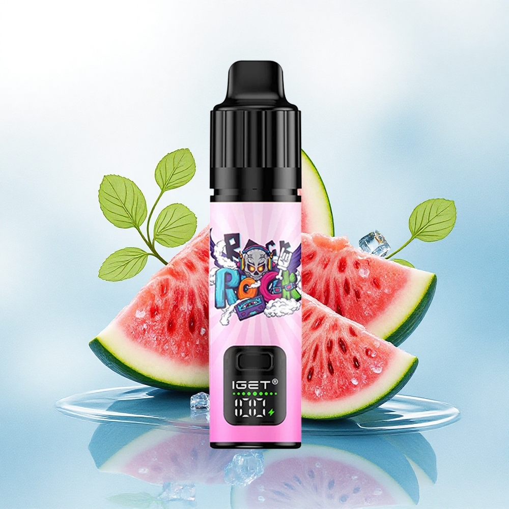 IGET BAR PLUS S3 POD 10000 Puffs Aardbei Watermeloen IJs 5% Nicotine 950 mAh