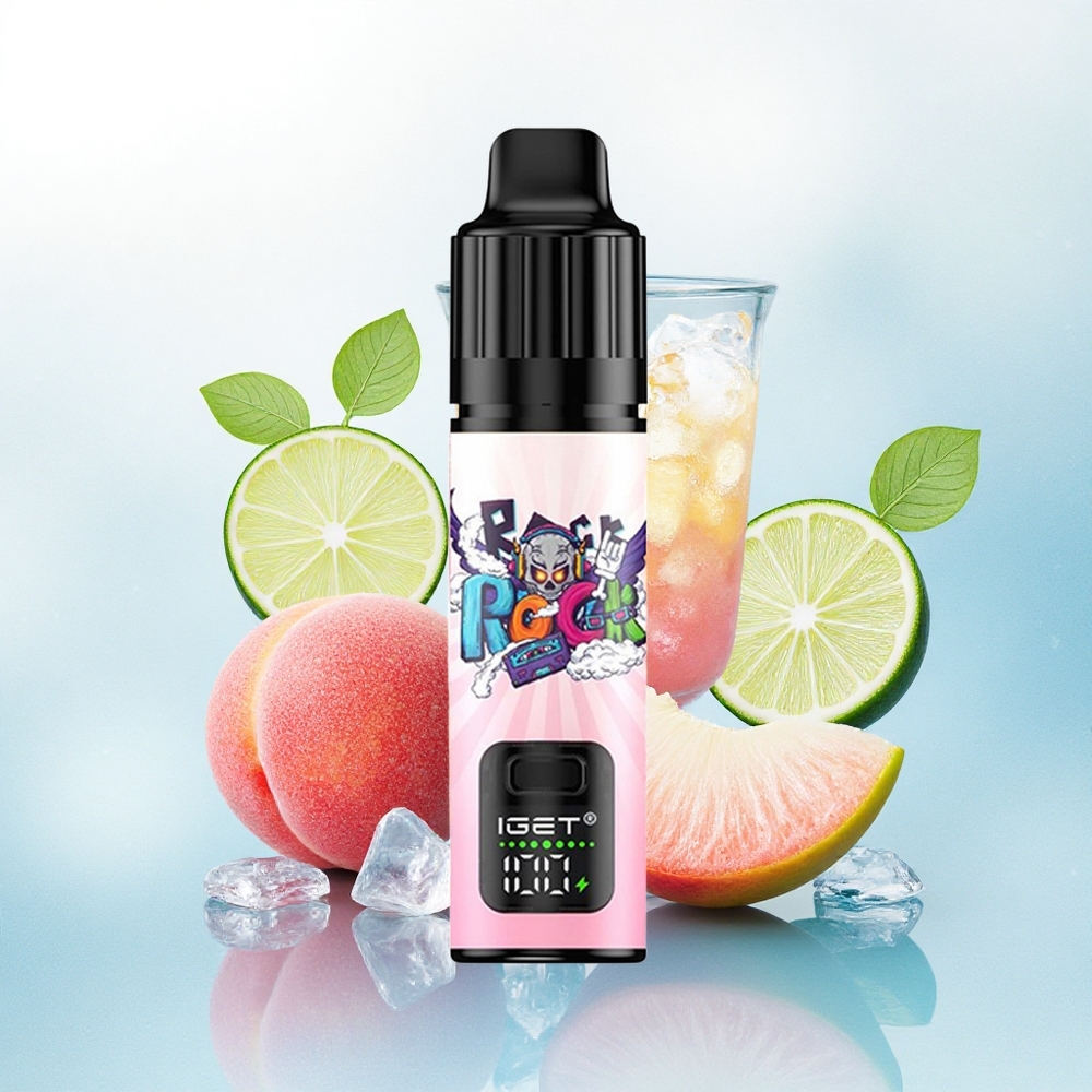 IGET BAR PLUS S3 POD 10000 Puffs Perzik Lychee Limoen IJs met 5% nicotine en 950 mAh