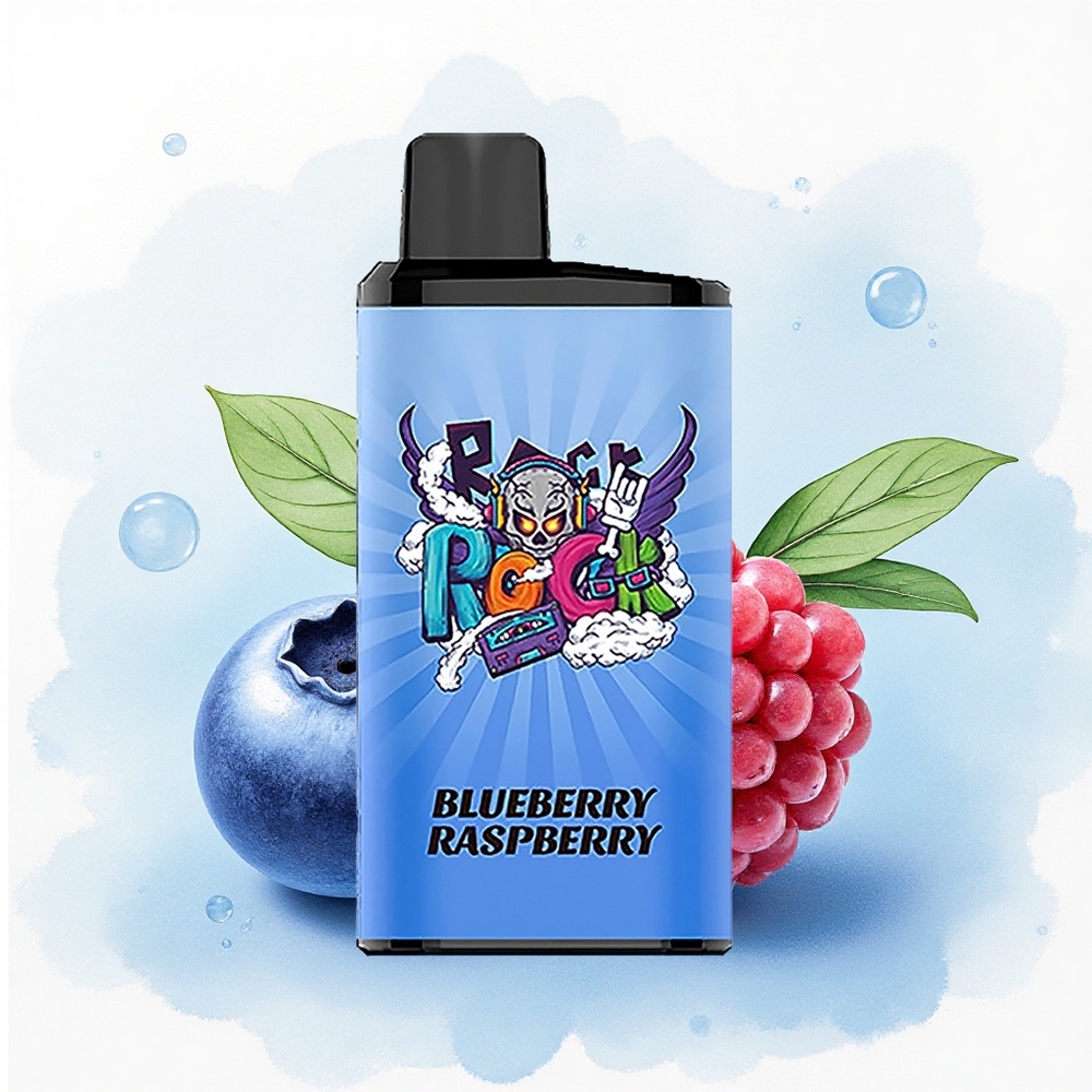 IGET Bar Pro 10000 Puffs Blauwe Bes Framboos Mesh Coil 1.2 Ohm 2000 mAh