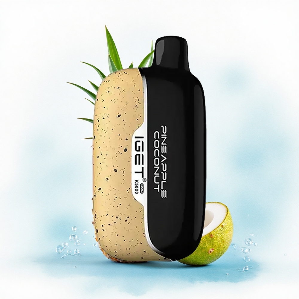 IGET Moon K5000 Puffs Ananas Kokos 5000 Puffs 81.5g PC Mesh 1.35 Ohm