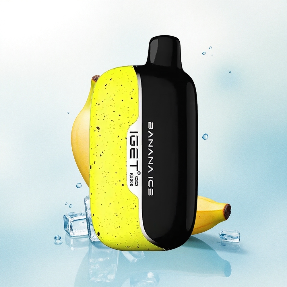 IGET Moon K5000 Puffs Banaan Ijs PC 1.35 Ohm Mesh