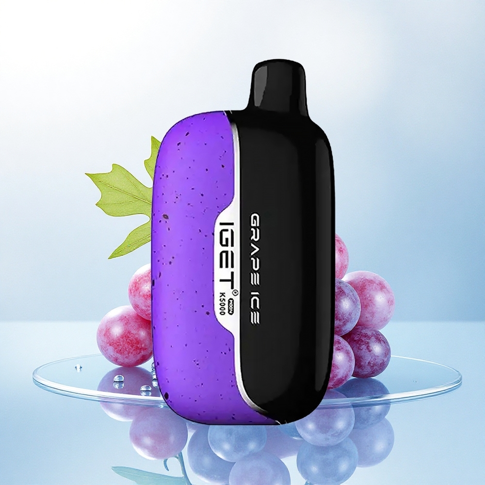 IGET Moon K5000 Puffs Druif IJs 5000 Puffs 81.5g PC