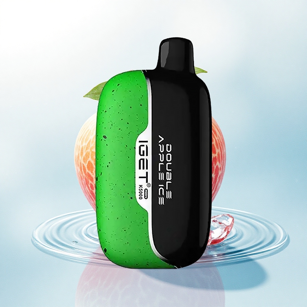 IGET Moon K5000 Puffs Dubbel Appel IJs 81.5g Mesh 1.35 Ohm