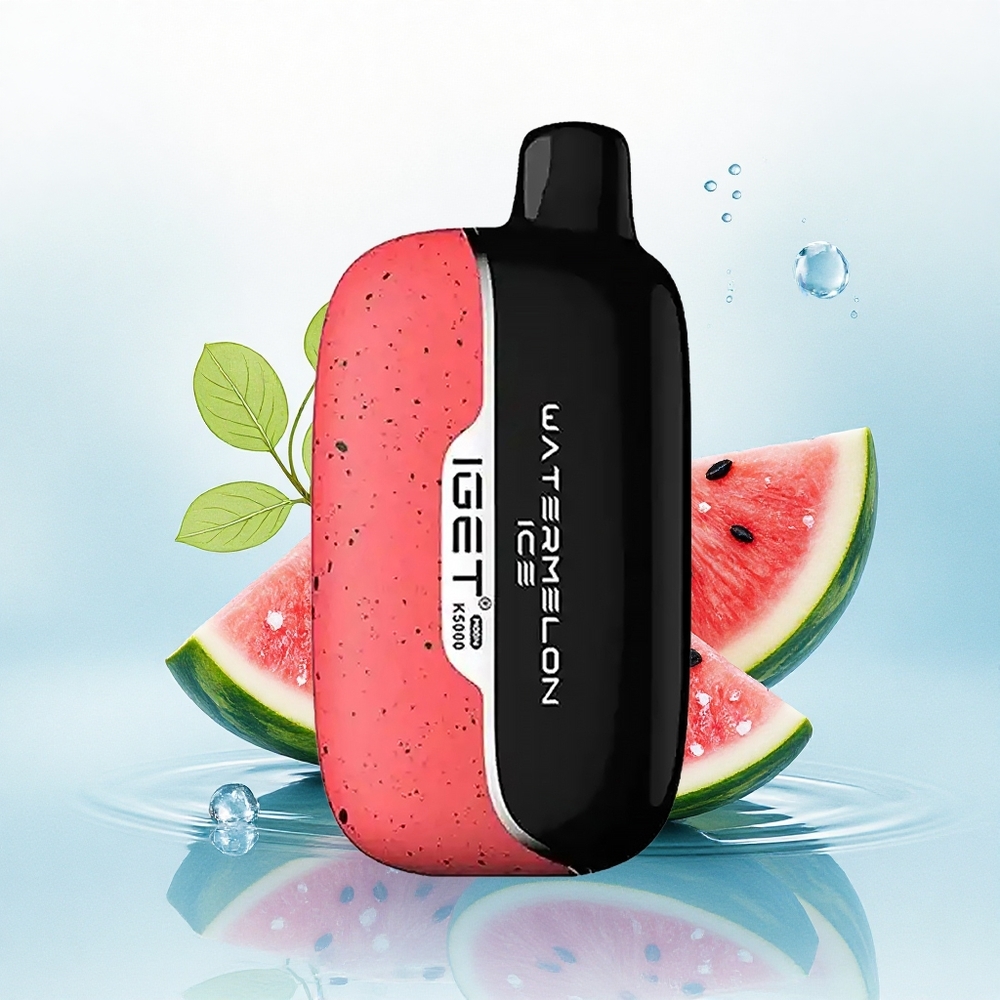 IGET Moon K5000 Puffs Watermeloen IJs 81.5g Mesh 1.35 Ohm