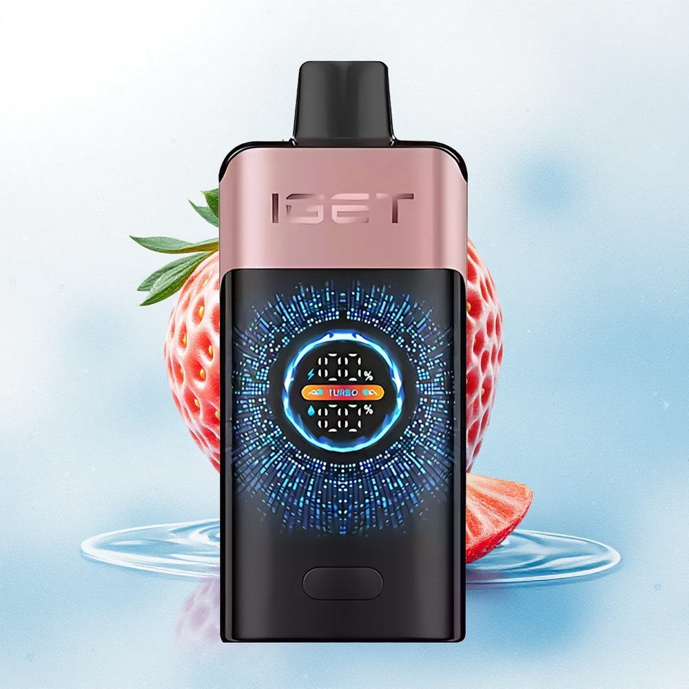IGET ONE 12000 Puffs Aardbei Dual Mesh 2700 mAh