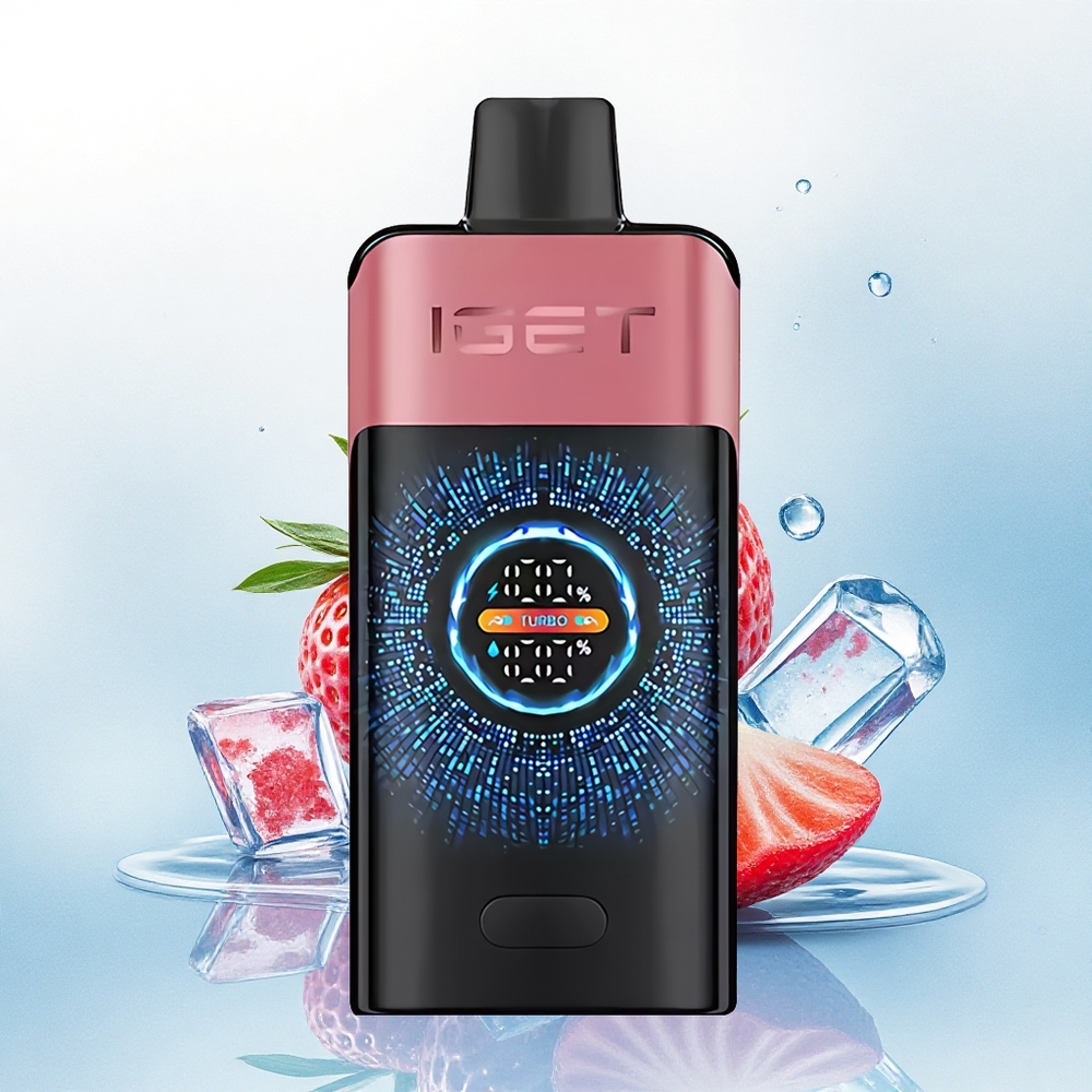 IGET ONE 12000 Puffs Aardbei Granaatappel IJs 2700 mAh 0.6 ohm