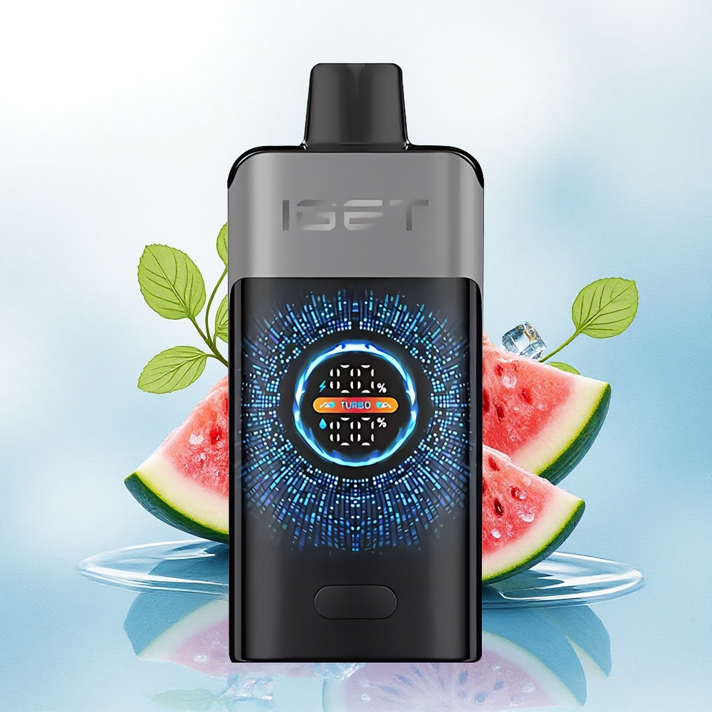 IGET ONE 12000 Puffs Aardbei Watermeloen IJs 2700 mAh Dual Mesh