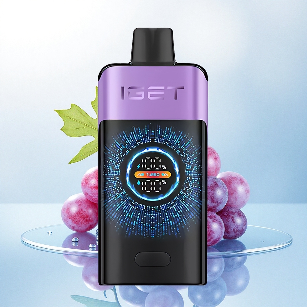 IGET ONE 12000 Puffs Druif IJs 2700 mAh
