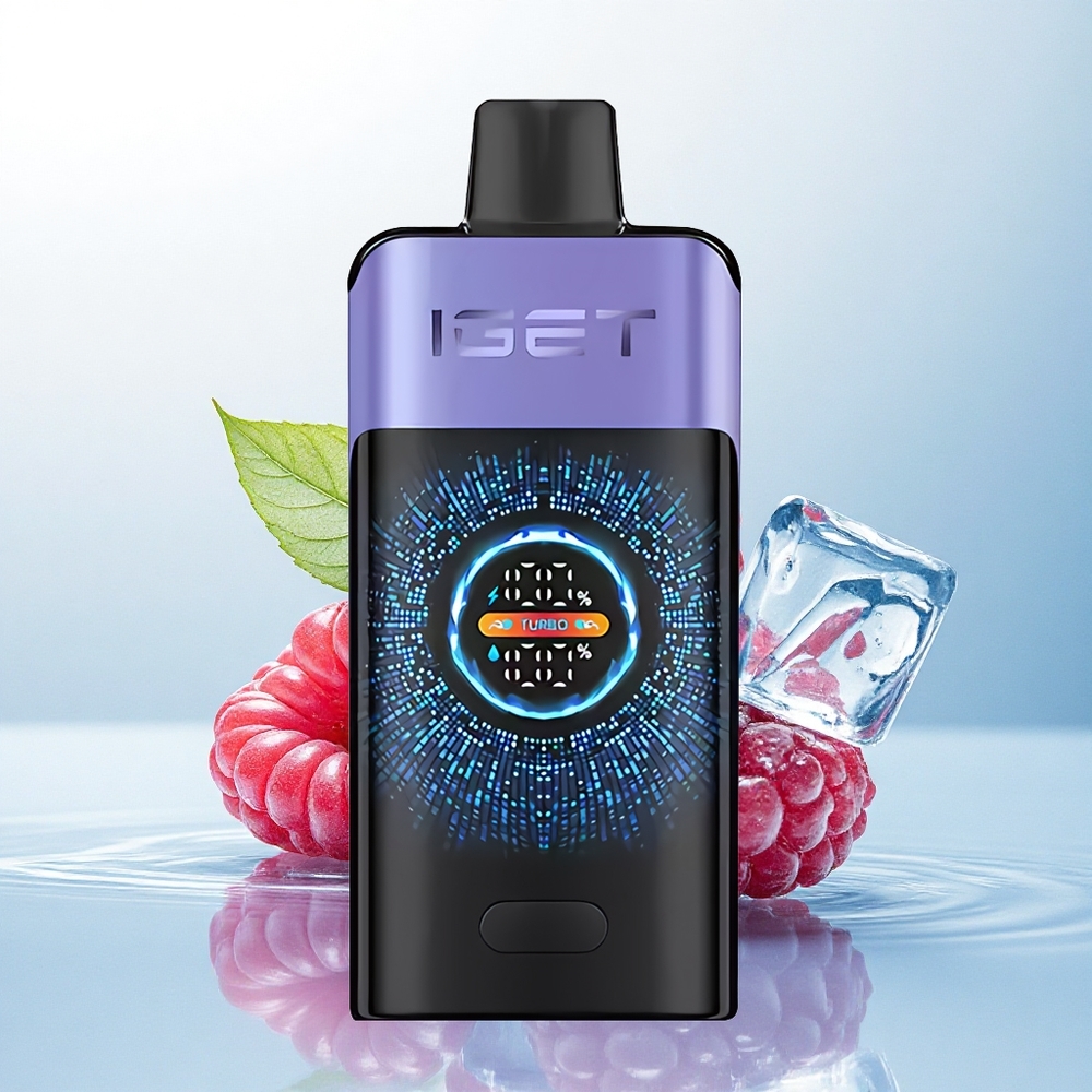 IGET ONE 12000 Puffs Framboos Druif IJs 2700 mAh