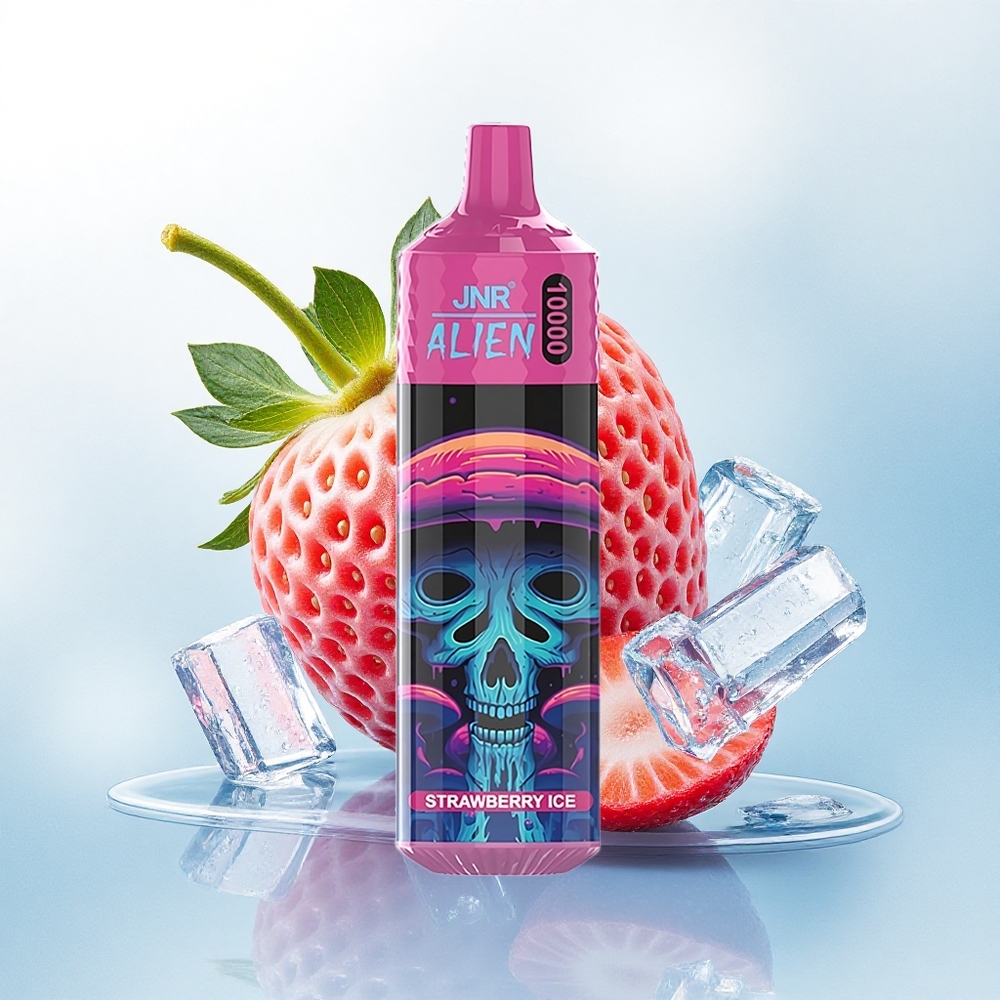 JNR Alien 10000 Aardbei IJs 850mAh LED