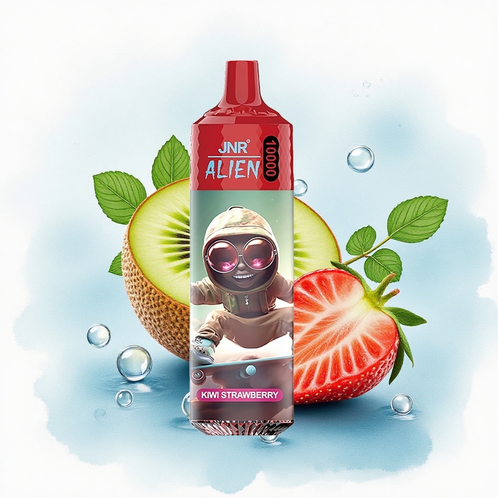 JNR Alien 10000 Kiwi Aardbei 850mAh 20ml RGB