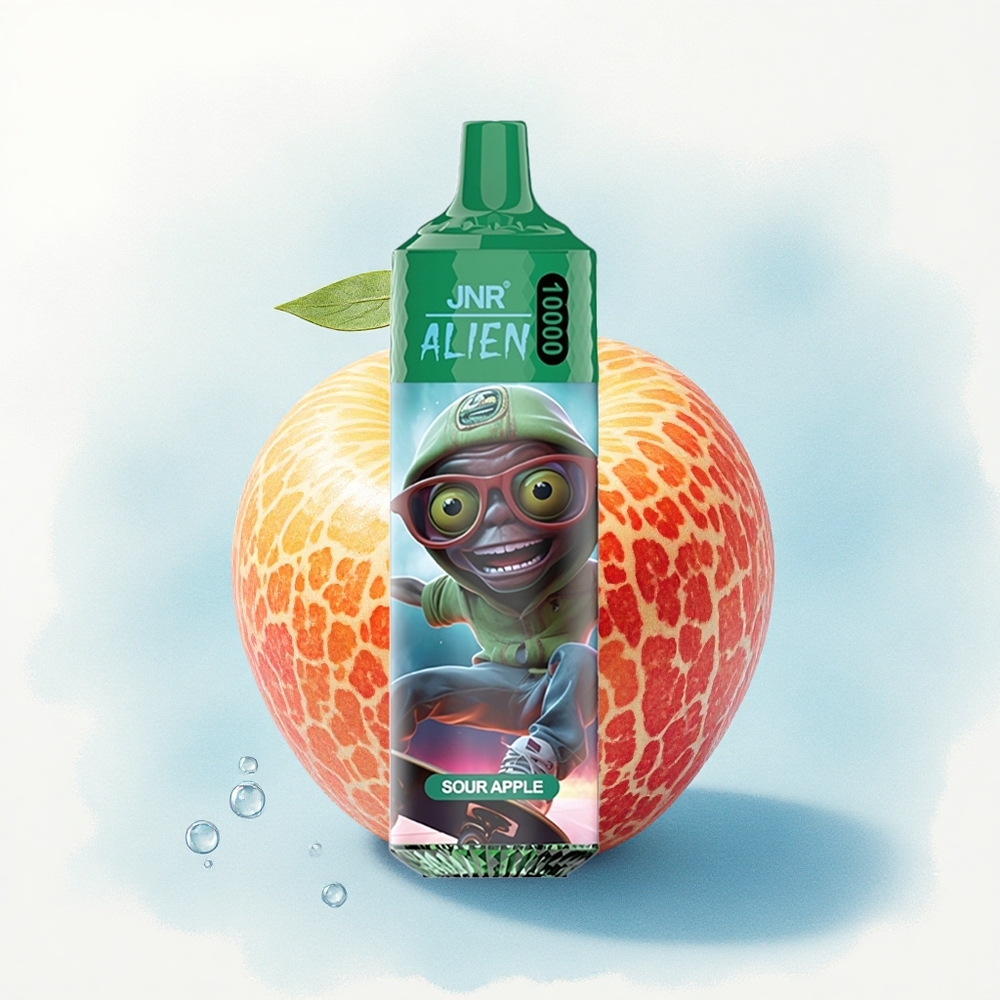 JNR Alien 10000 Zure Appel 850mAh Mesh 20ml