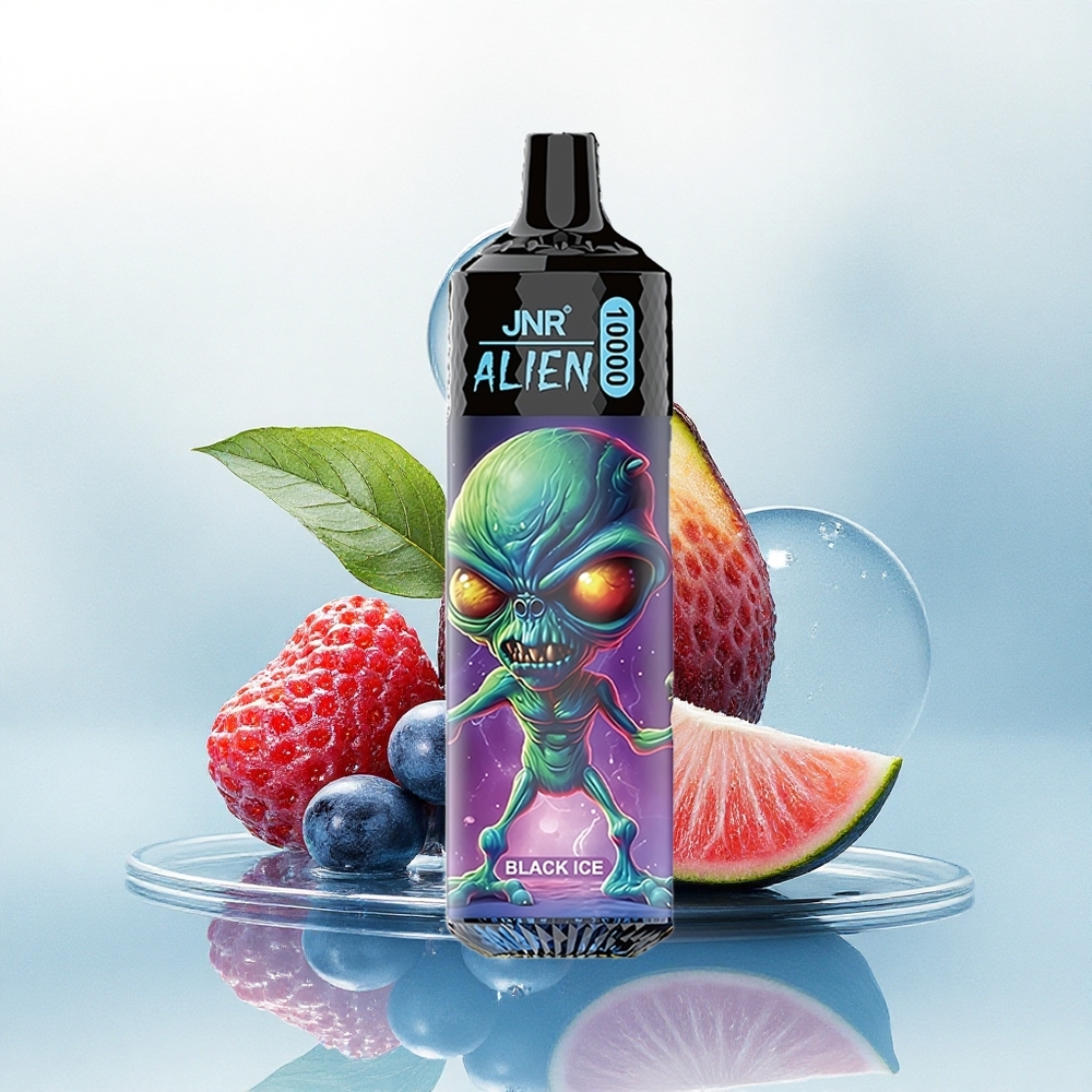 JNR Alien 10000 Zwart IJs 850mAh Mesh Sport