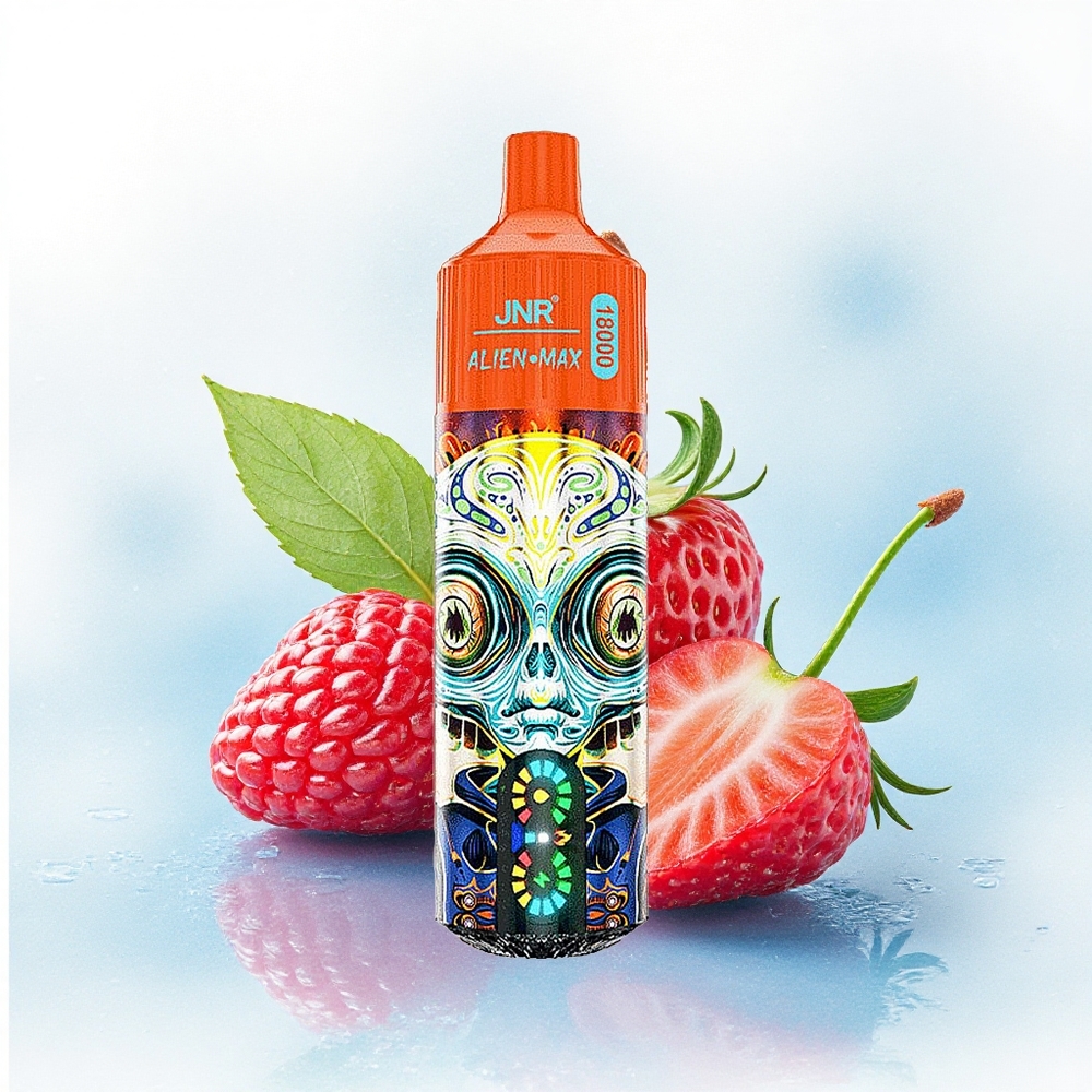 JNR Alien Max 18000 Aardbei Framboos Kers Type-C Snellaad 850mAh