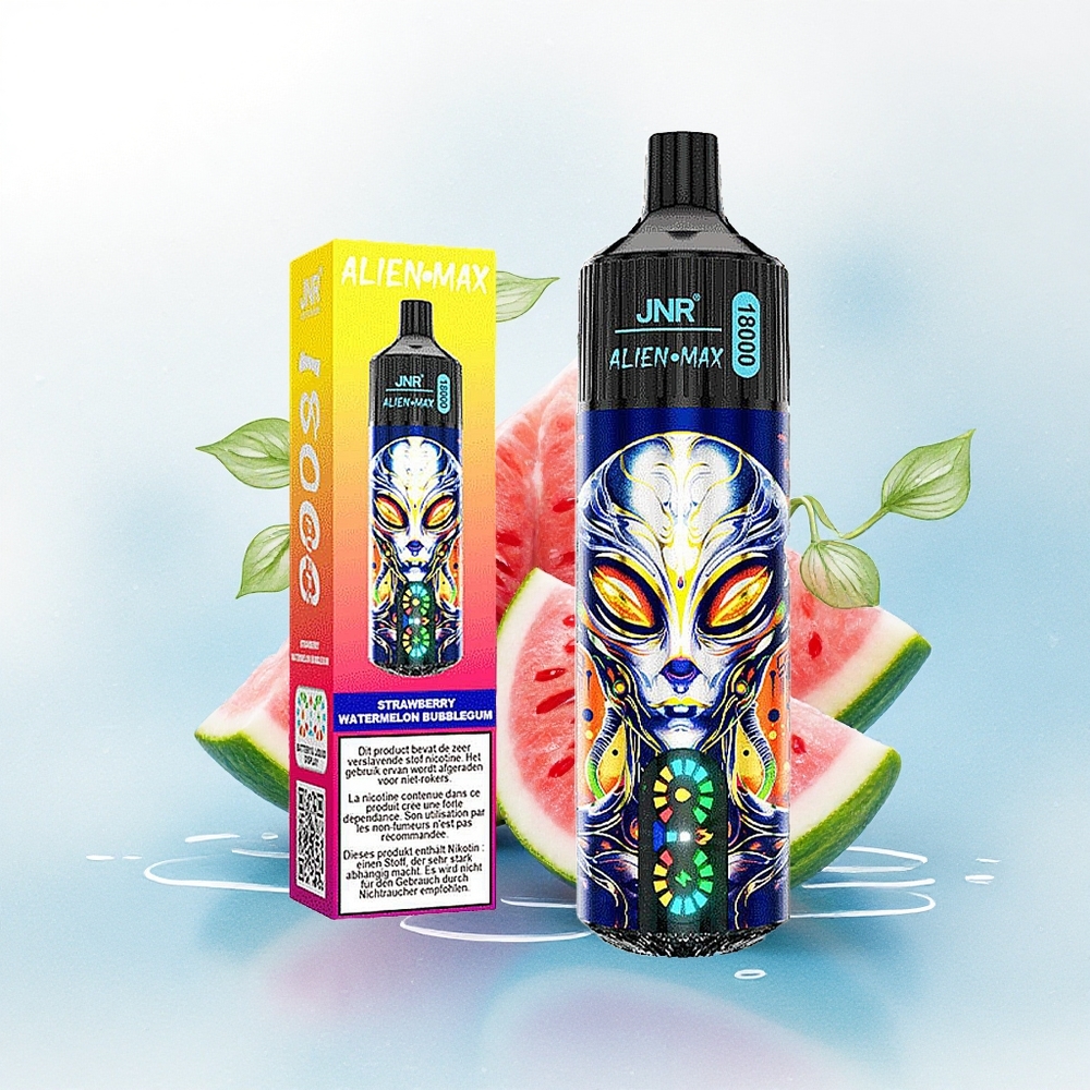 JNR Alien Max 18000 Aardbei Watermelon Bubblegum Dual Mesh 850mAh
