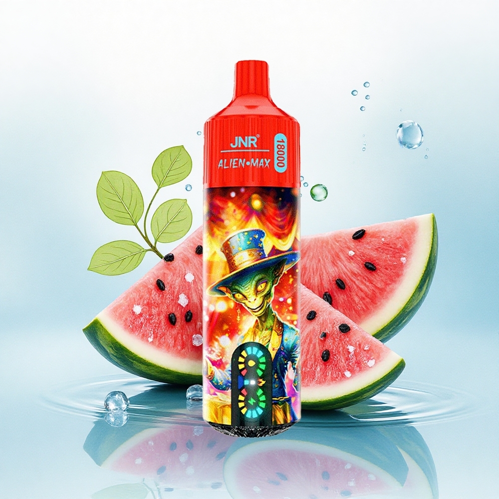 JNR Alien Max 18000 Watermeloen IJs met 28ml E-liquid en 850mAh